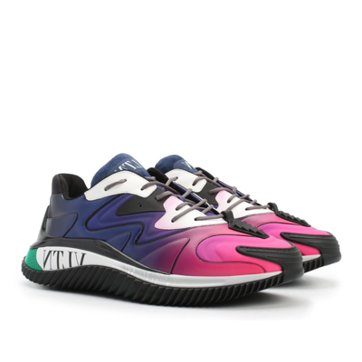 Valentino Wade Runner Sneakers In Neoprene And Fabric
