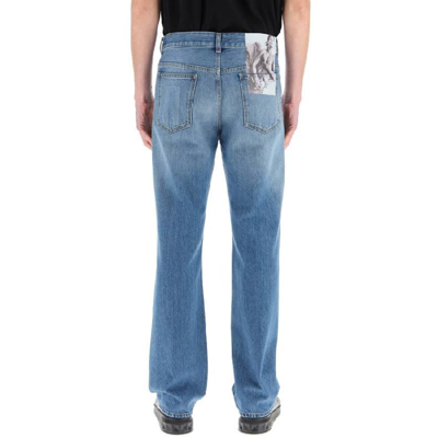 Shop Valentino Cotton Denim Jeans