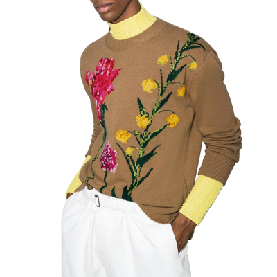 Shop Valentino Floral Intarsia Knit
