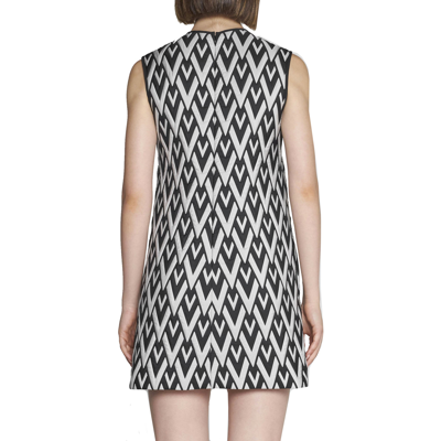 Shop Valentino Jacquard Mini Dress