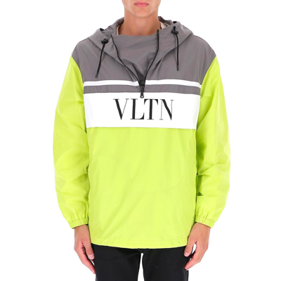 Shop Valentino Nylon Logo Jacket