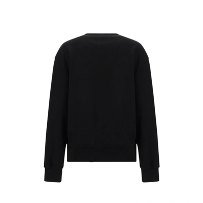 Versace Black Cotton Logo Sweatshirt