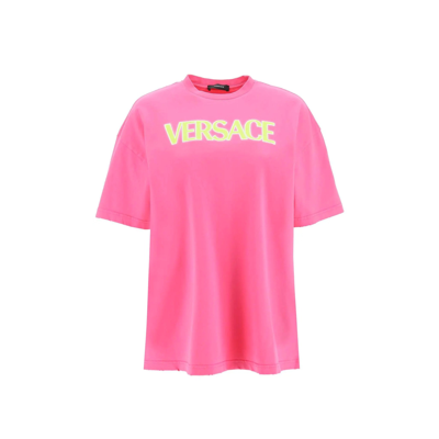 Shop Versace Cotton Logo Top