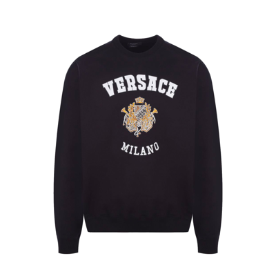 Shop Versace Cotton Sweatshirt