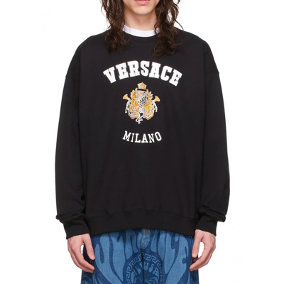 Shop Versace Cotton Sweatshirt