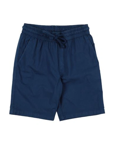 Shop Nupkeet Toddler Boy Denim Shorts Slate Blue Size 6 Cotton, Elastane