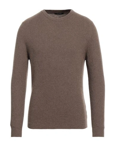Shop Bellwood Man Sweater Brown Size M Cashmere