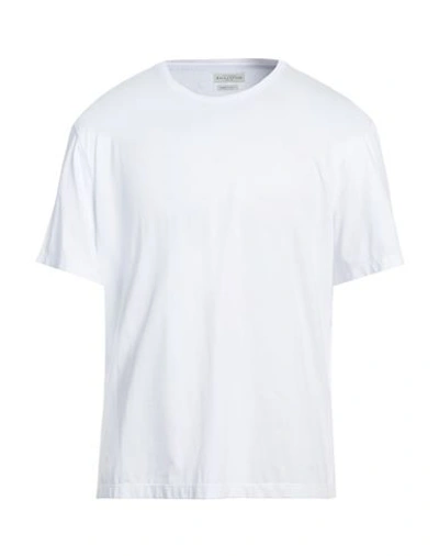 Shop Ballantyne Man T-shirt White Size L Cotton