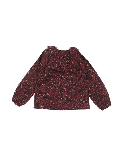 Shop Louis Louise Toddler Girl Shirt Burgundy Size 6 Cotton, Lurex In Red