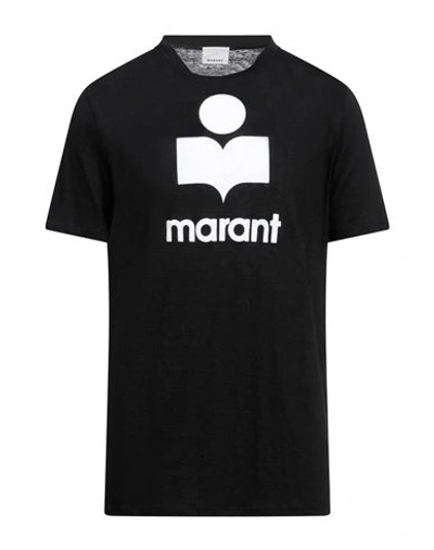 Shop Isabel Marant Man T-shirt Black Size L Polyester