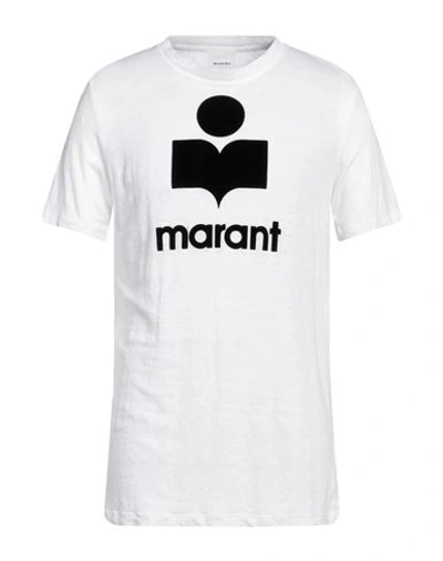 Shop Isabel Marant Man T-shirt White Size M Polyester