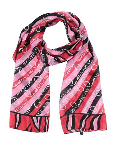 Shop Cavalli Class Woman Scarf Red Size - Modal