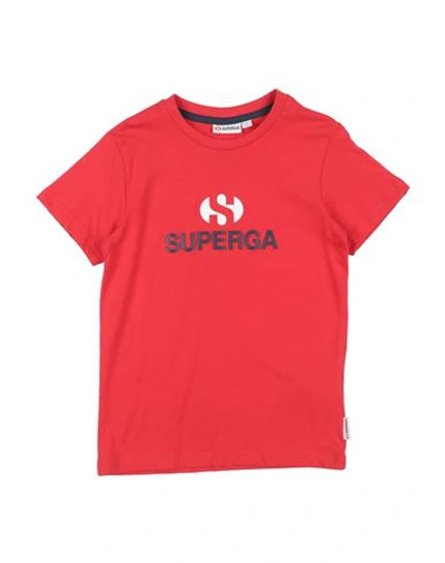 Shop Superga Toddler Boy T-shirt Red Size 7 Cotton