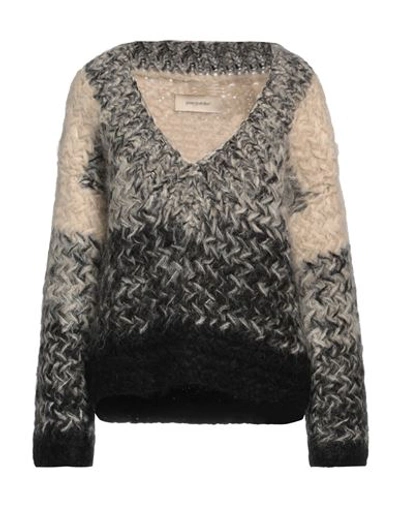 Shop Gentryportofino Woman Sweater Black Size 6 Mohair Wool, Polyester, Virgin Wool
