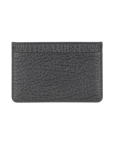 Maison Margiela Woman Document Holder Black Size - Soft Leather In Black