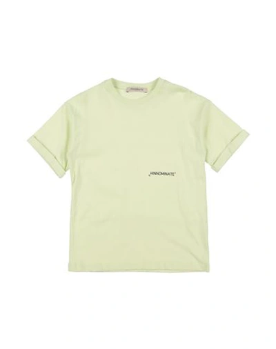 Shop Hinnominate Toddler Girl T-shirt Light Green Size 6 Cotton