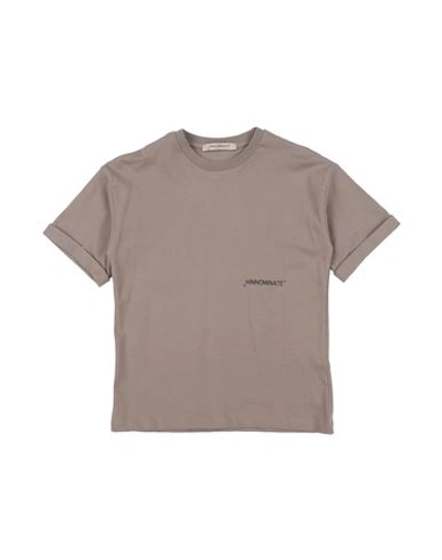 Hinnominate Toddler Girl T-shirt Khaki Size 4 Cotton In Beige