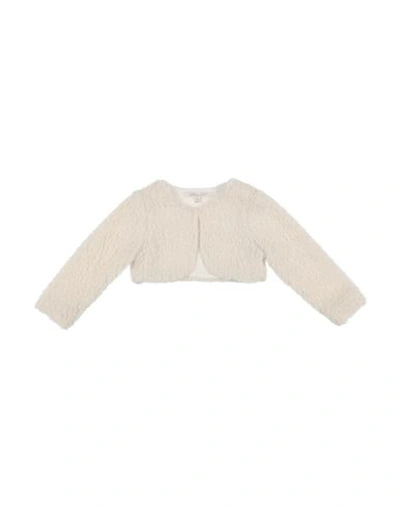 Alice Pi. Toddler Girl Wrap Cardigans Ivory Size 3 Modal, Polyester In White