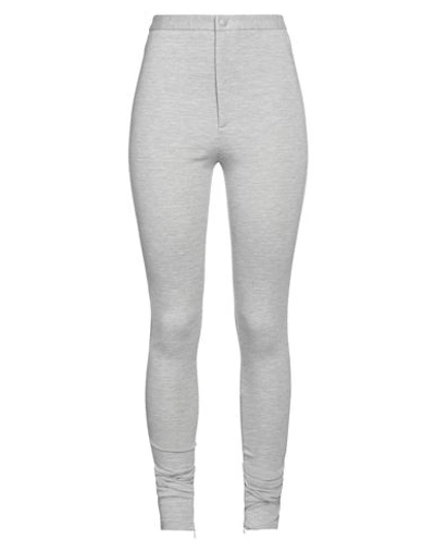 Wardrobe.nyc Wardrobe. Nyc Woman Pants Grey Size Xs Viscose, Polyamide, Elastane In Grey