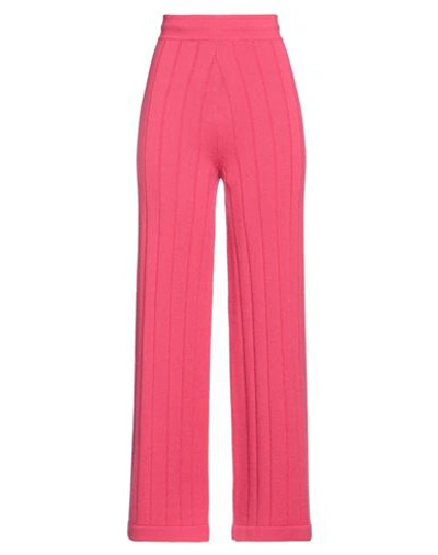 Shop Gentryportofino Woman Pants Fuchsia Size 10 Cashmere In Pink