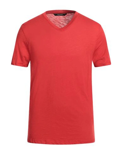 Shop Zadig & Voltaire Man T-shirt Red Size L Cotton
