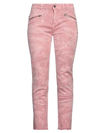 Shop Zadig & Voltaire Woman Jeans Pink Size 29 Cotton, Polyester, Elastane