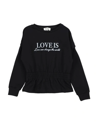 Shop Dixie Toddler Girl Sweatshirt Black Size 6 Cotton, Elastane