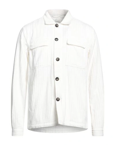 Shop Mastricamiciai Man Shirt White Size L Cotton