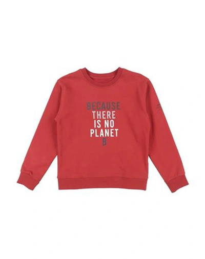 Shop Ecoalf Toddler Boy Sweatshirt Rust Size 6 Organic Cotton, Recycled Cotton In Red
