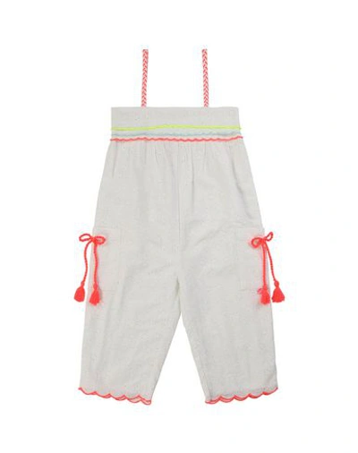 Shop Billieblush Toddler Girl Jumpsuit White Size 6 Cotton