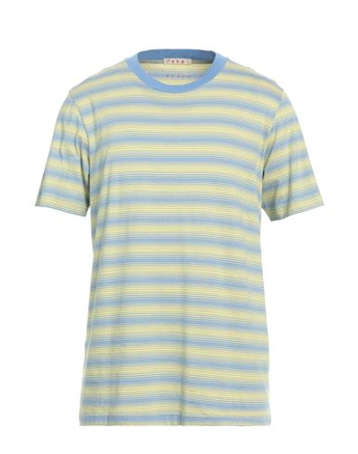 Shop Marni Man T-shirt Light Blue Size 40 Organic Cotton