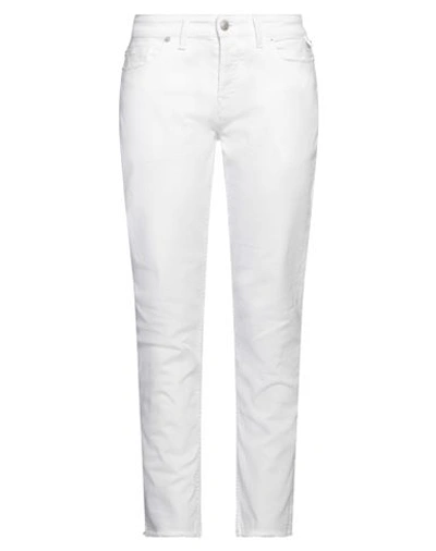 Shop Zadig & Voltaire Woman Jeans White Size 31 Cotton, Elastane