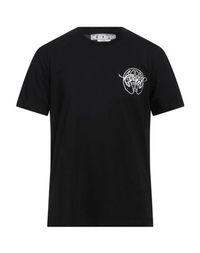 Shop Off-white Man T-shirt Black Size Xs Cotton