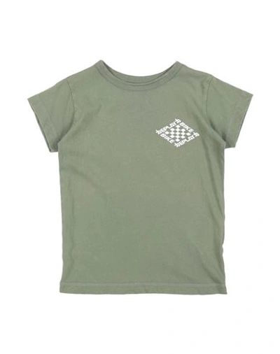 Shop Replay & Sons Toddler Boy T-shirt Military Green Size 6 Cotton