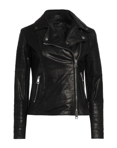 Shop Street Leathers Woman Jacket Black Size L Soft Leather