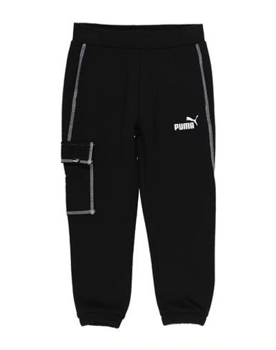 Shop Puma Power Cargo Pants Fl Cl G Toddler Girl Pants Black Size 6 Cotton, Polyester, Elastane