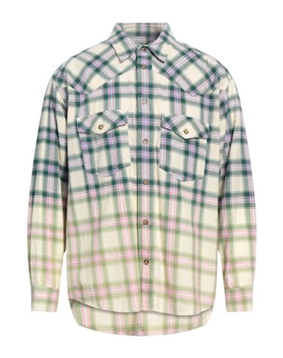 Shop Isabel Marant Man Shirt Green Size Xl Cotton