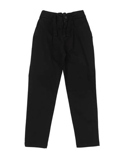 Shop Liu •jo Man Toddler Boy Pants Black Size 6 Cotton, Elastane
