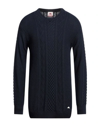Robe Di Kappa Man Sweater Midnight Blue Size Xl Wool, Acrylic In Blue
