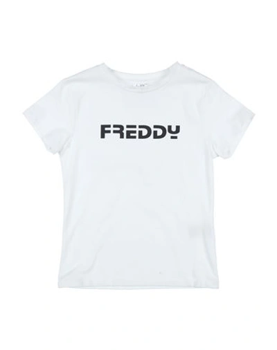 Shop Freddy Toddler Girl T-shirt Ivory Size 6 Cotton, Elastane In White