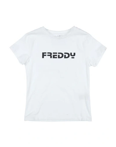 Freddy Toddler Girl T-shirt Ivory Size 6 Cotton, Elastane In White