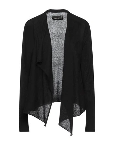 Shop Zadig & Voltaire Woman Cardigan Black Size L Cashmere