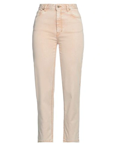 Shop Just Cavalli Woman Jeans Beige Size 28 Cotton, Elastane