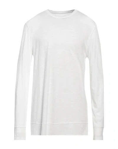 Shop Juvia Man T-shirt White Size L Cotton, Viscose
