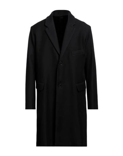 Shop Zadig & Voltaire Man Coat Black Size 46 Cotton, Wool, Polyamide
