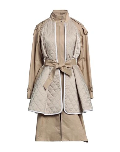 Shop Besfxxk Woman Coat Beige Size M Cotton, Polyester