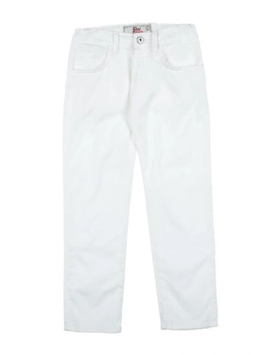 Shop Roy Rogers Roÿ Roger's Toddler Boy Pants White Size 6 Cotton, Lyocell, Elastane