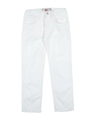 Roy Rogers Roÿ Roger's Toddler Boy Pants White Size 6 Cotton, Lyocell, Elastane In White