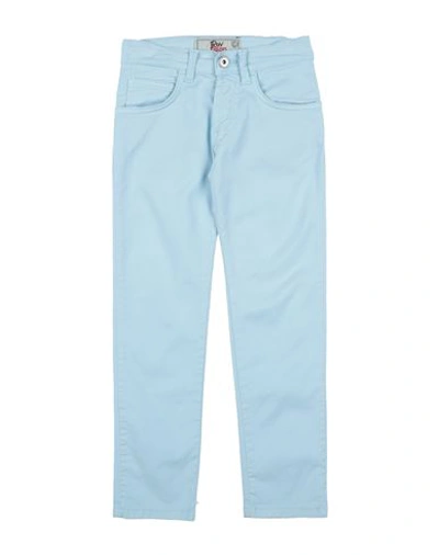 Roy Rogers Roÿ Roger's Toddler Boy Pants Sky Blue Size 6 Cotton, Lyocell, Elastane In Blue