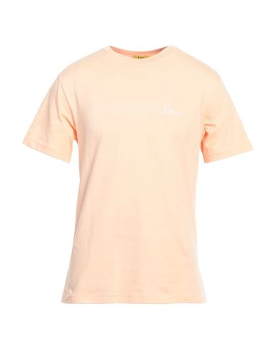 Shop Dime Man T-shirt Salmon Pink Size M Cotton